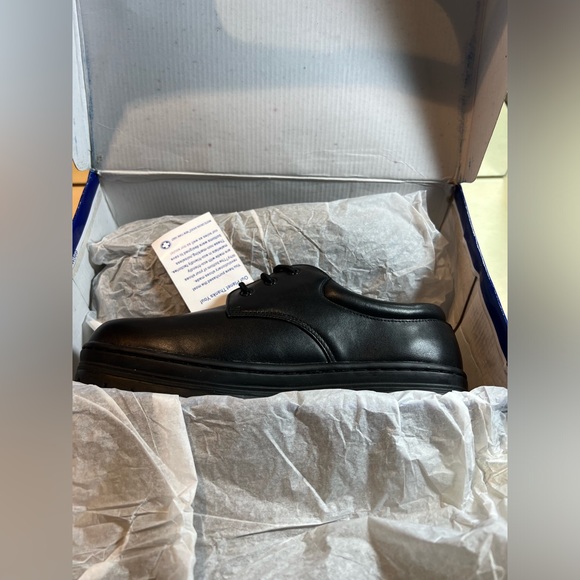 White Cross Official Eco-Friendly Comfort Work School Shoes Men’s 8 Black NEW - Picture 11 of 11